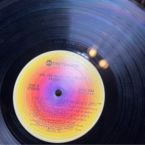 Freddy Fender- Are you Ready for Freddy vintage vinyl record from 1975 - Picture 11 of 11